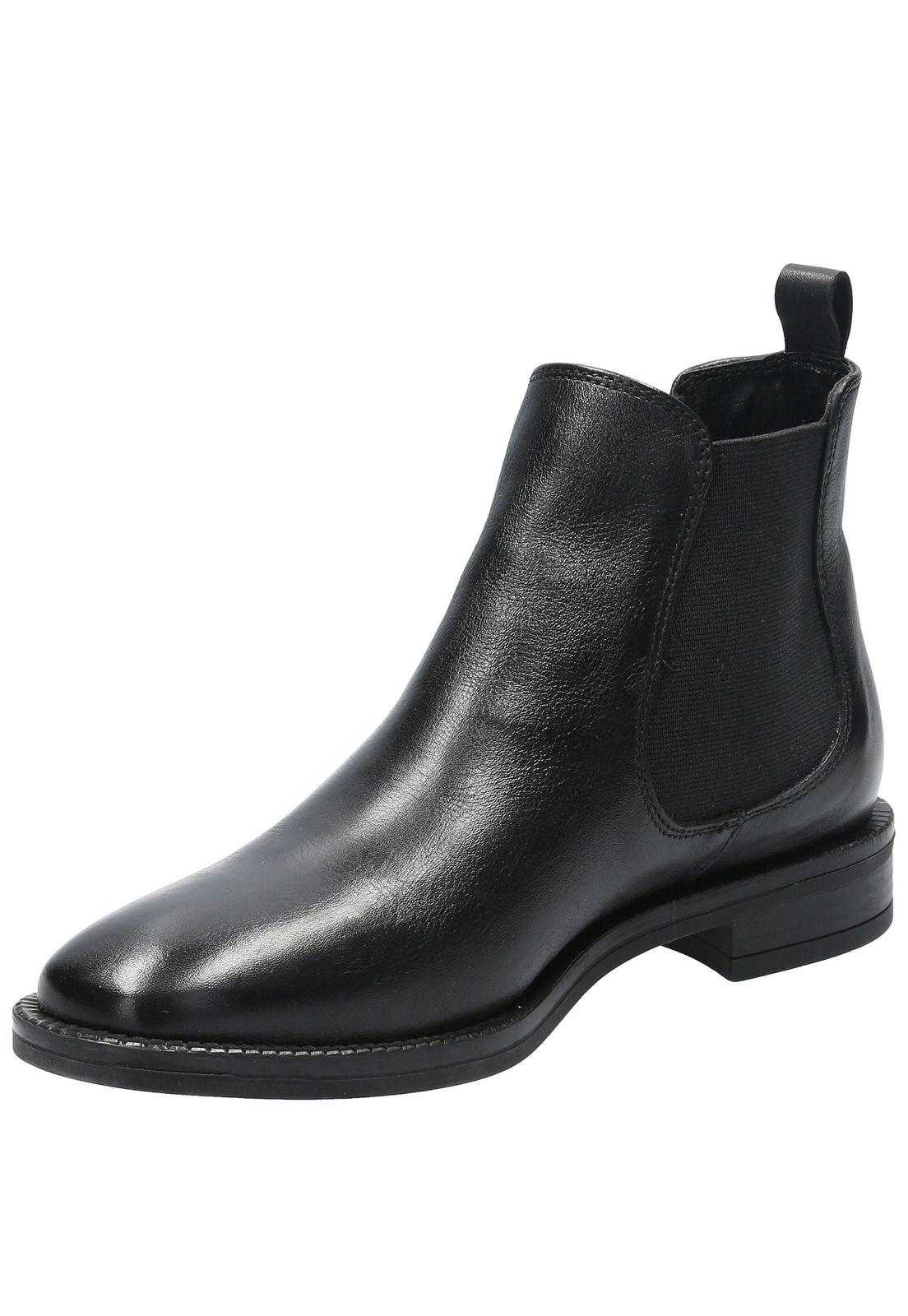 Botin Cuero Mujer Dafne Negro-4
