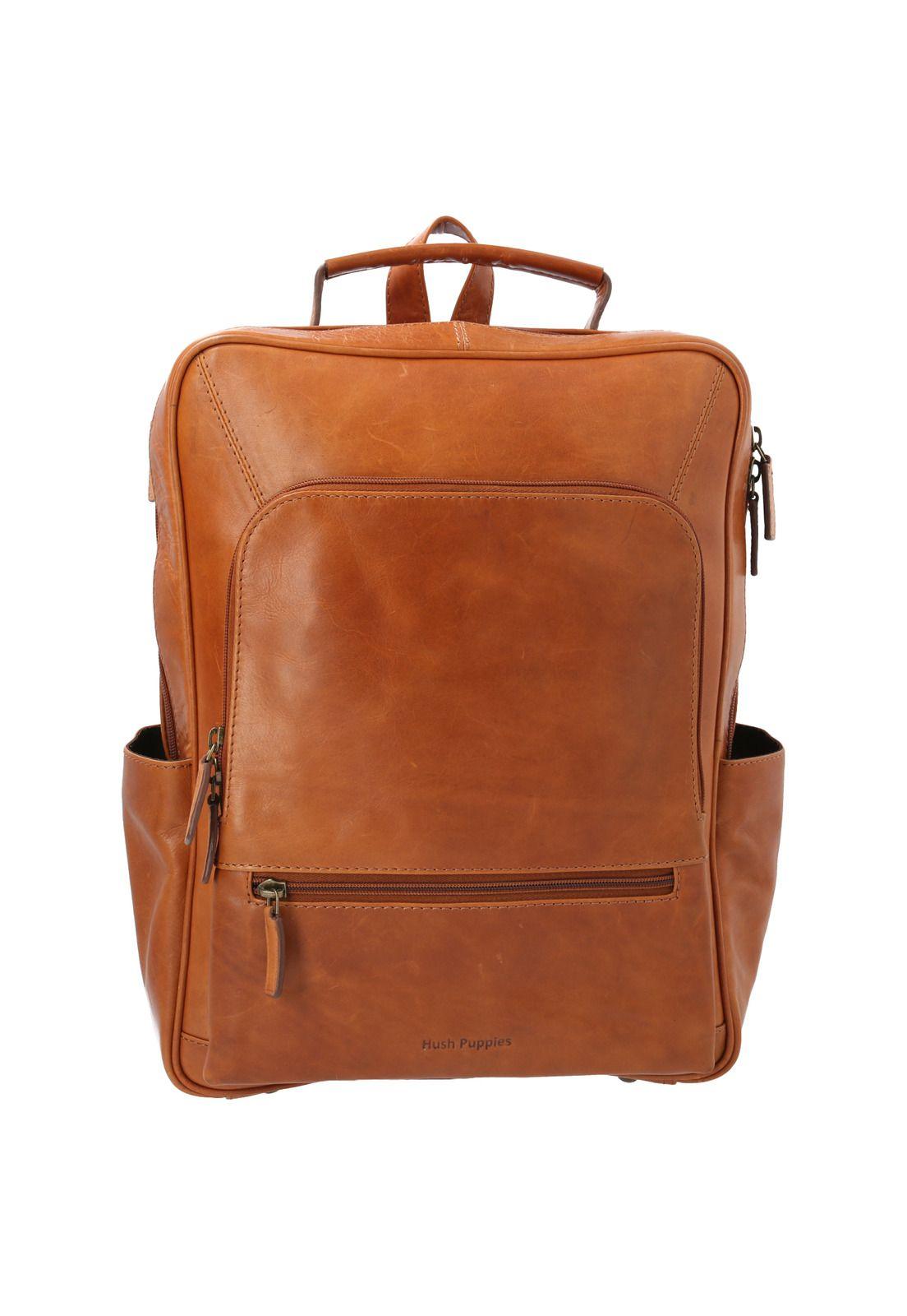 Mochila Cuero Hombre Om Ellis Back Café-0