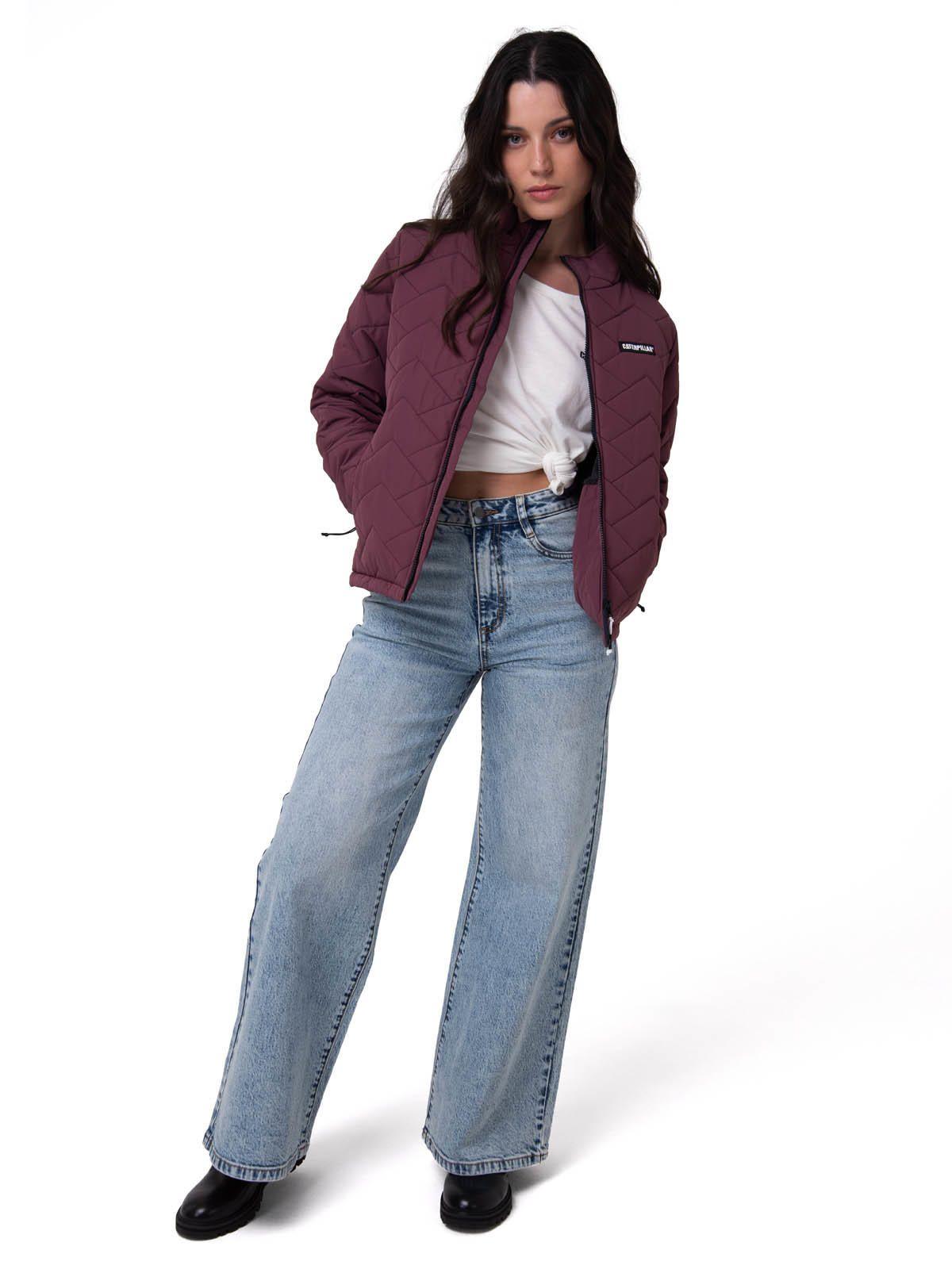 Parka Mujer Mediumweight Insulation Burdeo-4