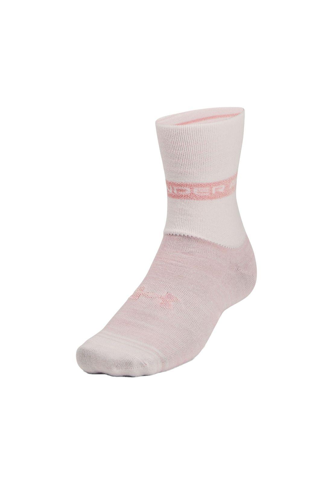 Calcetín Mujer Essential Hi Lo 2Pk Rosado-0