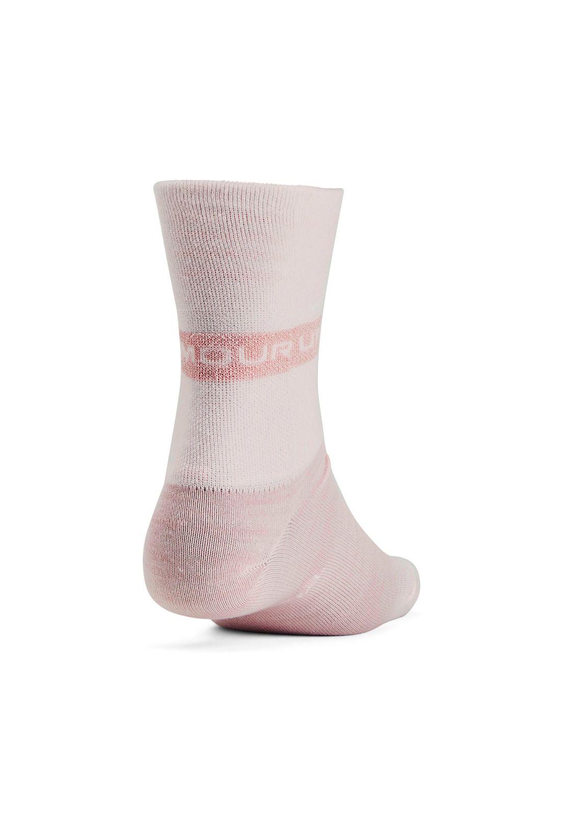 Calcetín Mujer Essential Hi Lo 2Pk Rosado-1