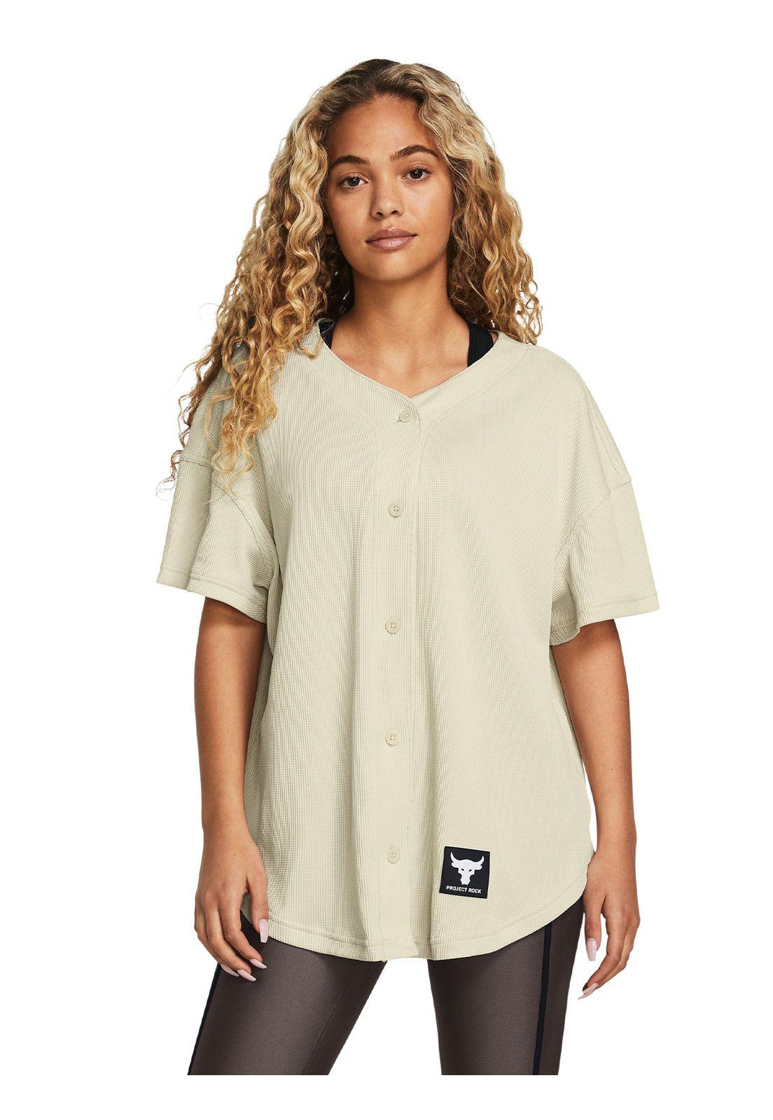 Polera Project Rock Easy Go Ovr mujer Café-0