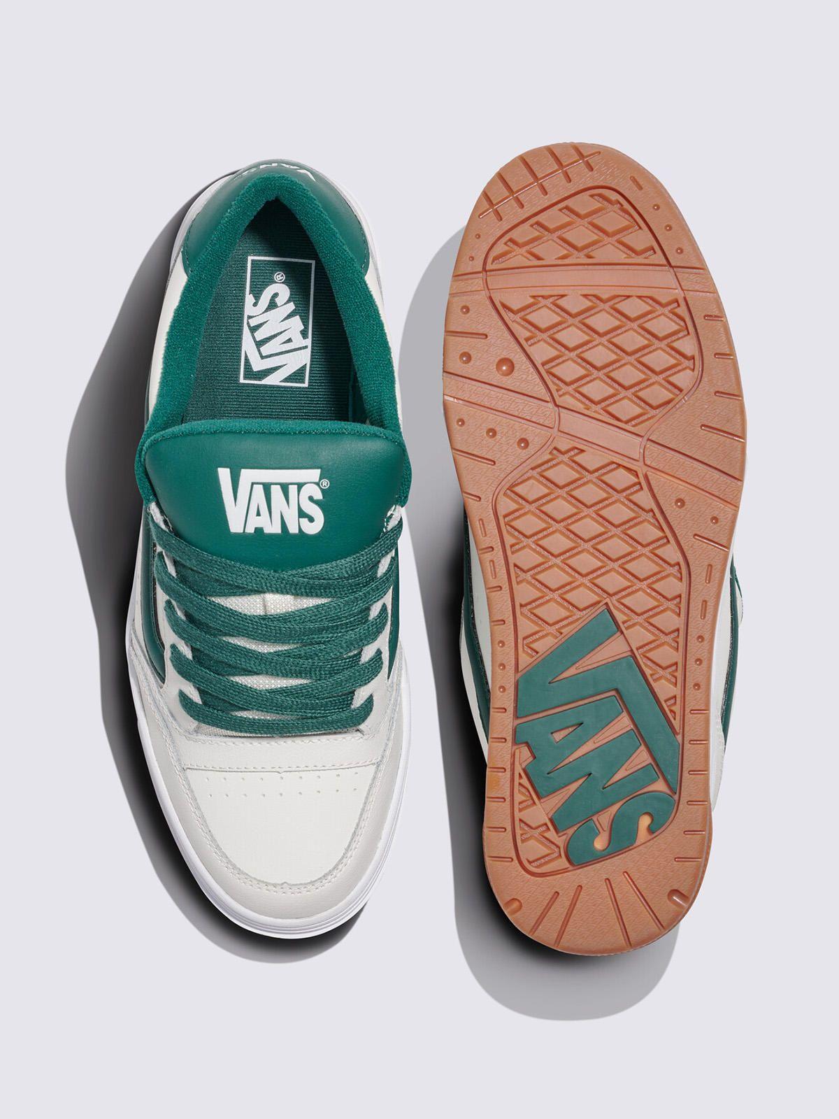 Zapatilla Unisex Hylane Blanco Verde Vans-4