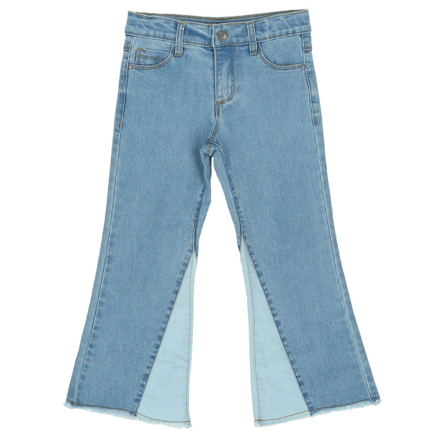 Jeans Niña Bicolor Denim-0