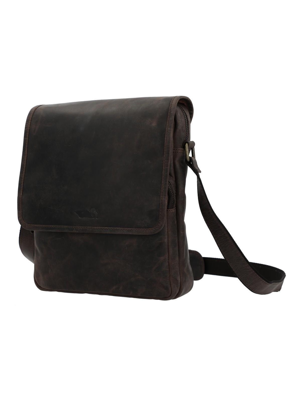 Maletín Cuero Unisex Ks Senna Cross Café-1