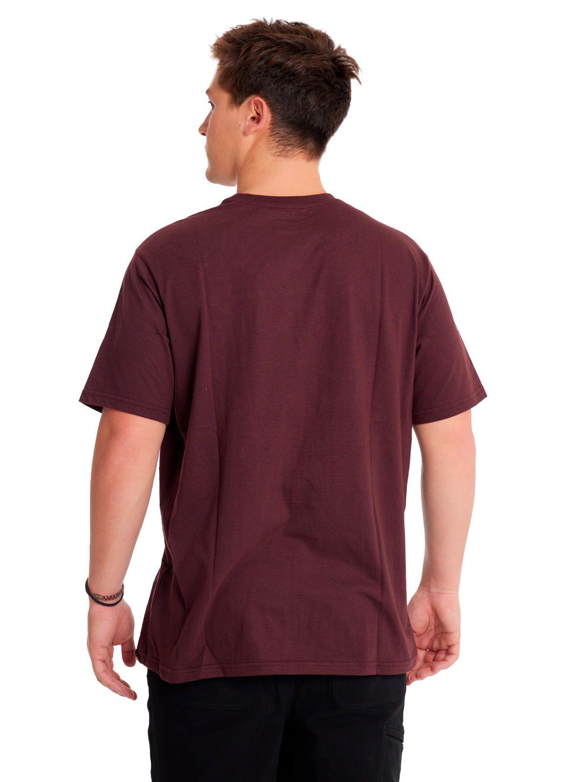 Polera Manga Corta Hombre Reflective Cat LogoBurdeo-3