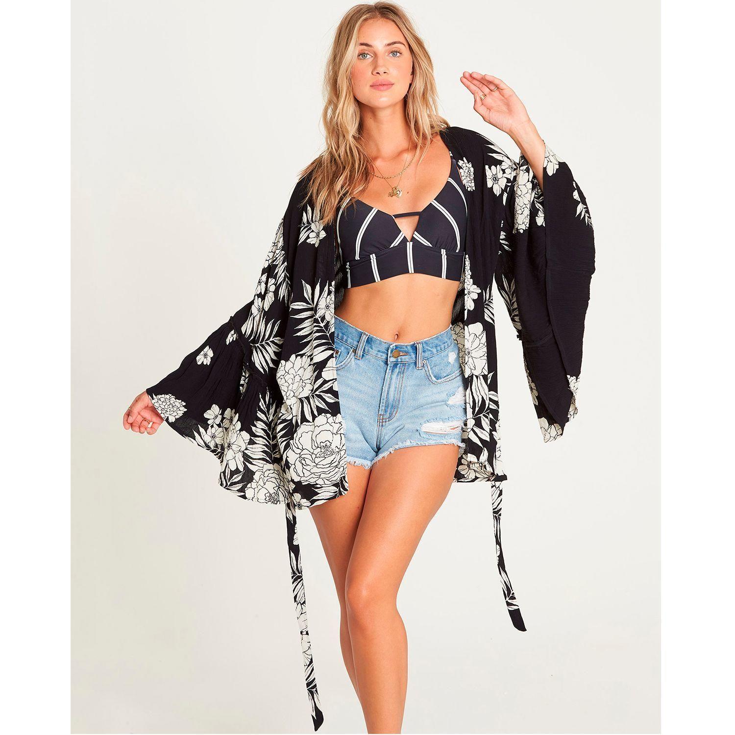 Blusa M/L Mujer All Flored Negro-0