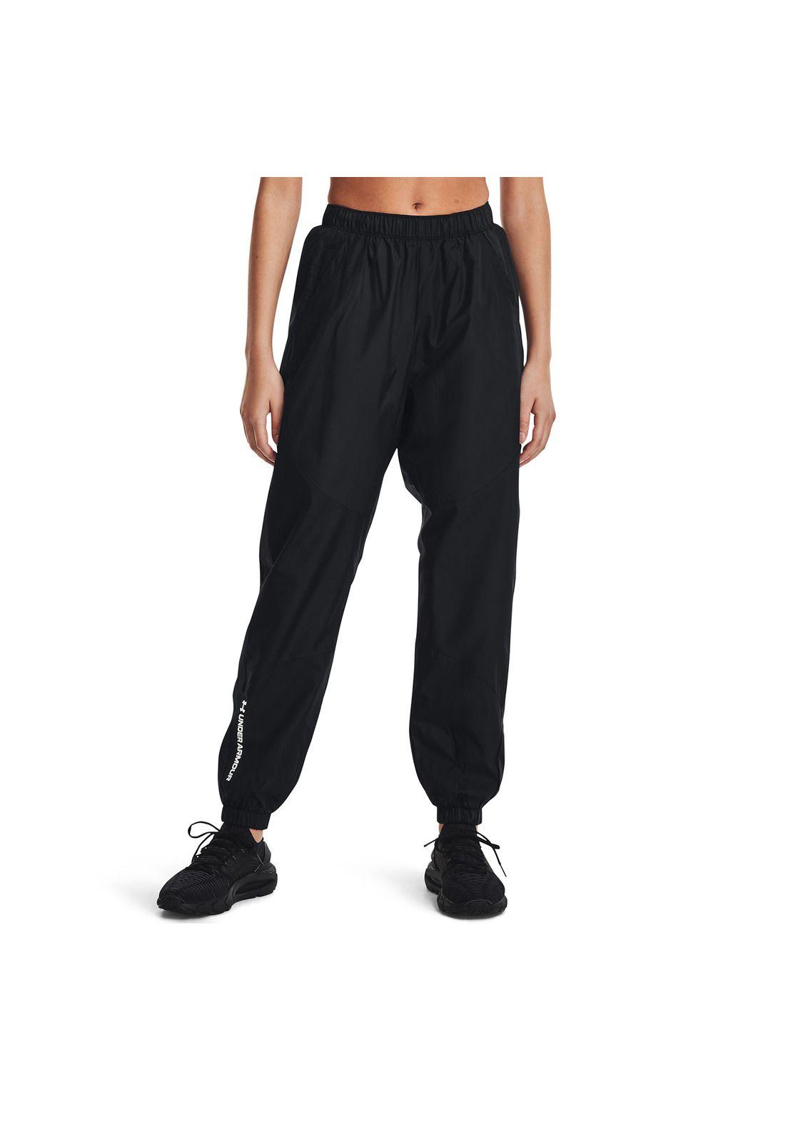 Pantalón UA RUSH™ Woven Negro para mujer-3