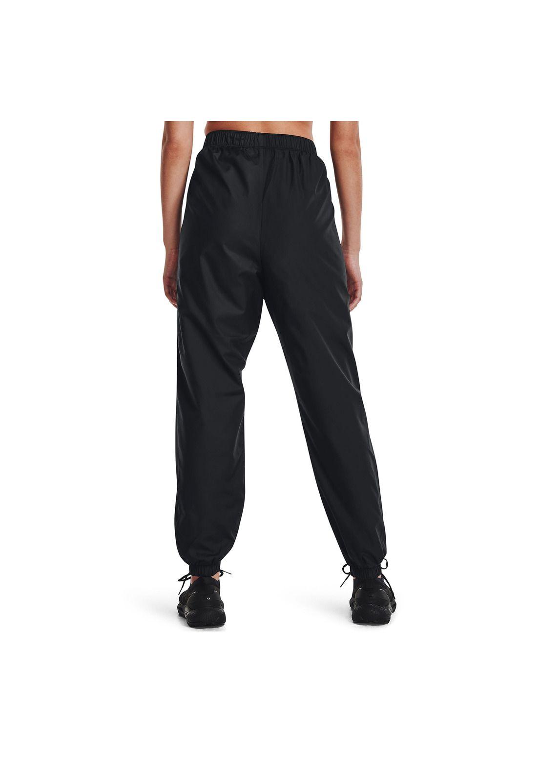Pantalón UA RUSH™ Woven Negro para mujer-4