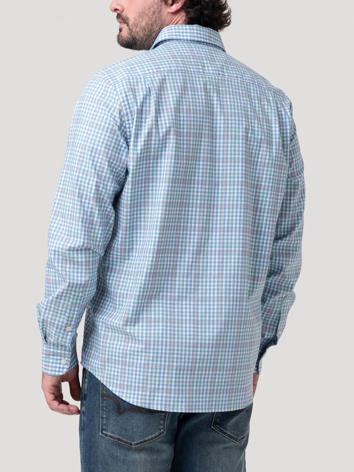 Camisa Algodón Orgánico Mild Azul Hombre Rockford-5