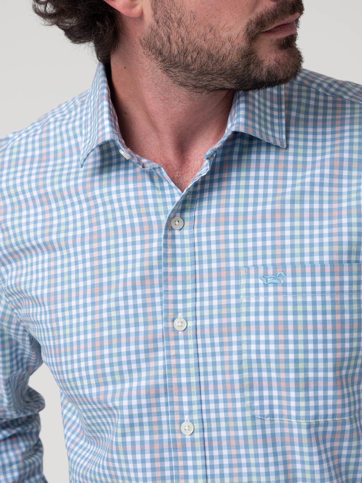 Camisa Algodón Orgánico Mild Azul Hombre Rockford-6