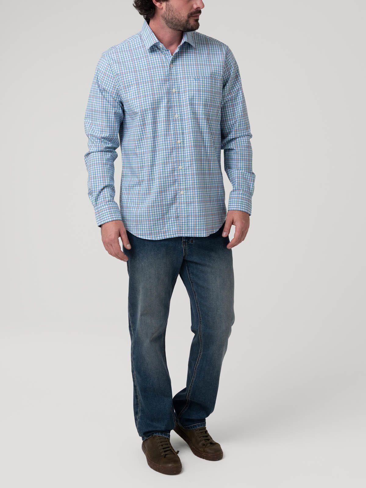 Camisa Algodón Orgánico Mild Azul Hombre Rockford-7