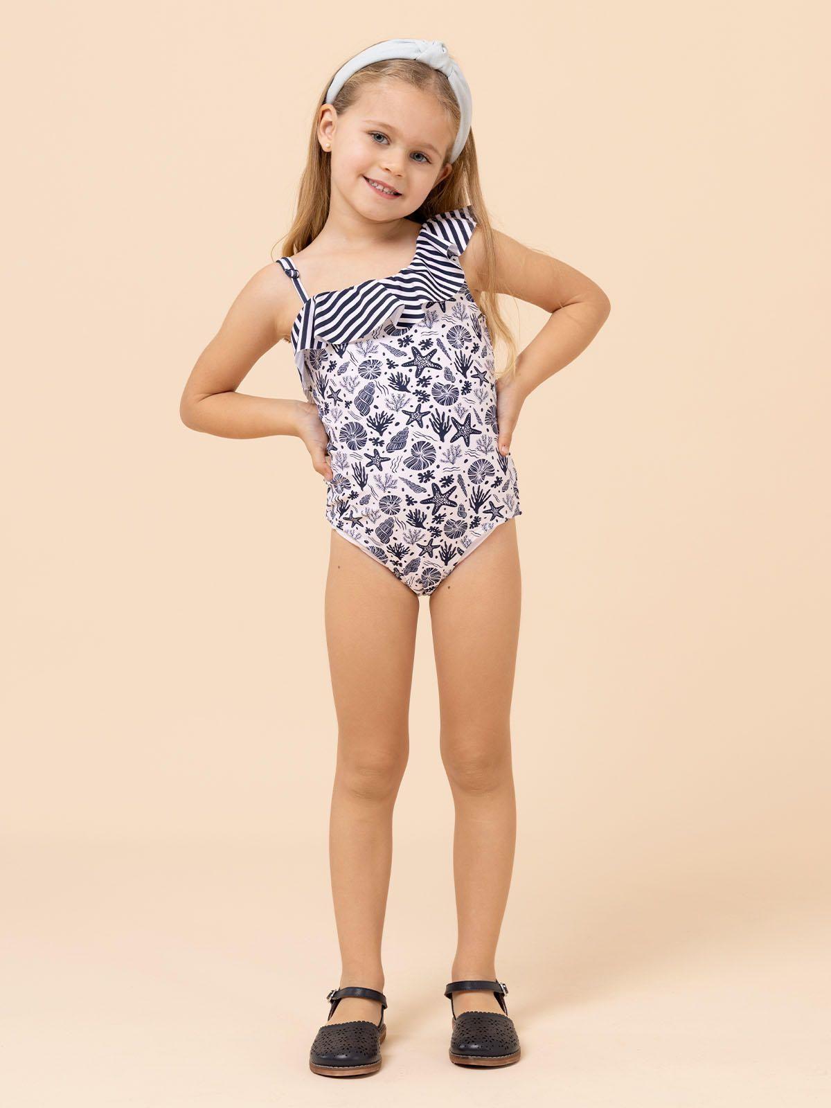 Traje De Baño Niña Vittoria Azul-1