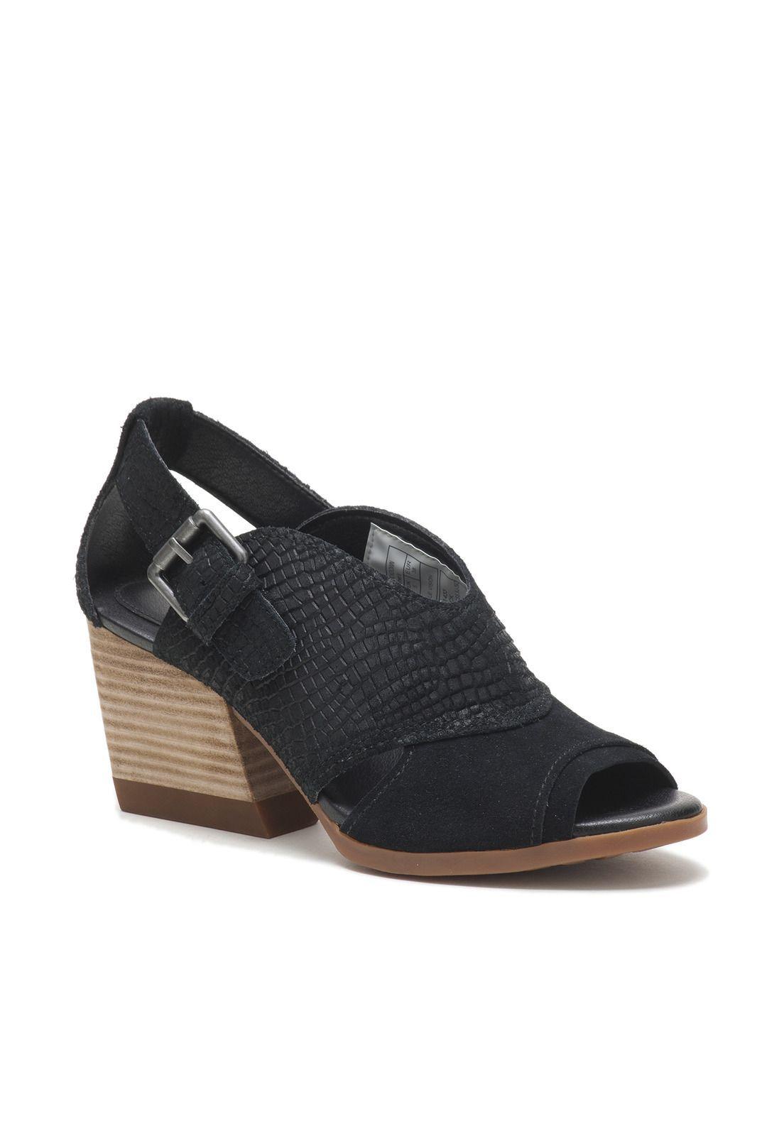 Sandalia Double Vision Negro Mujer-0