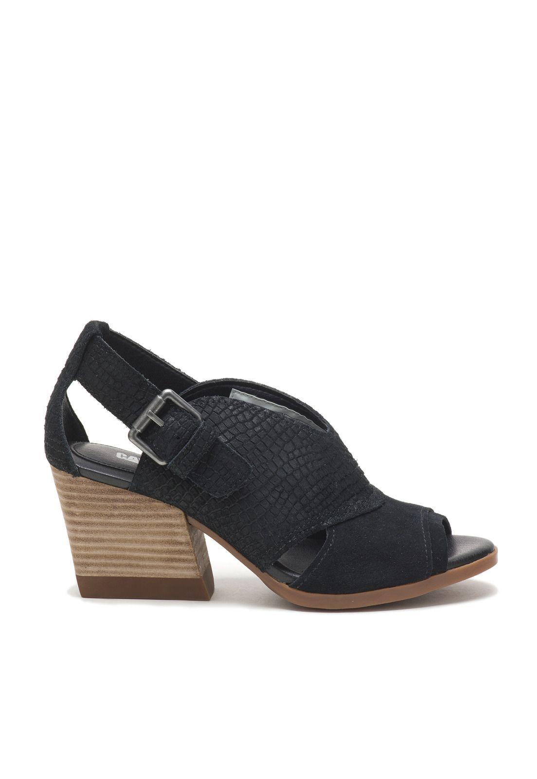 Sandalia Double Vision Negro Mujer-1