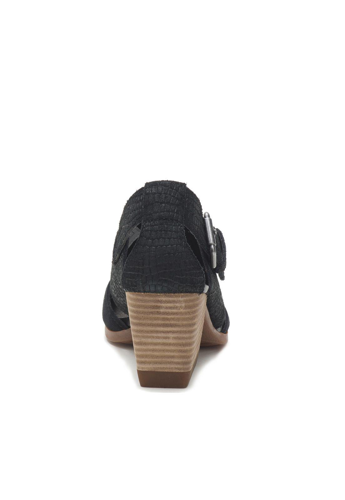 Sandalia Double Vision Negro Mujer-3