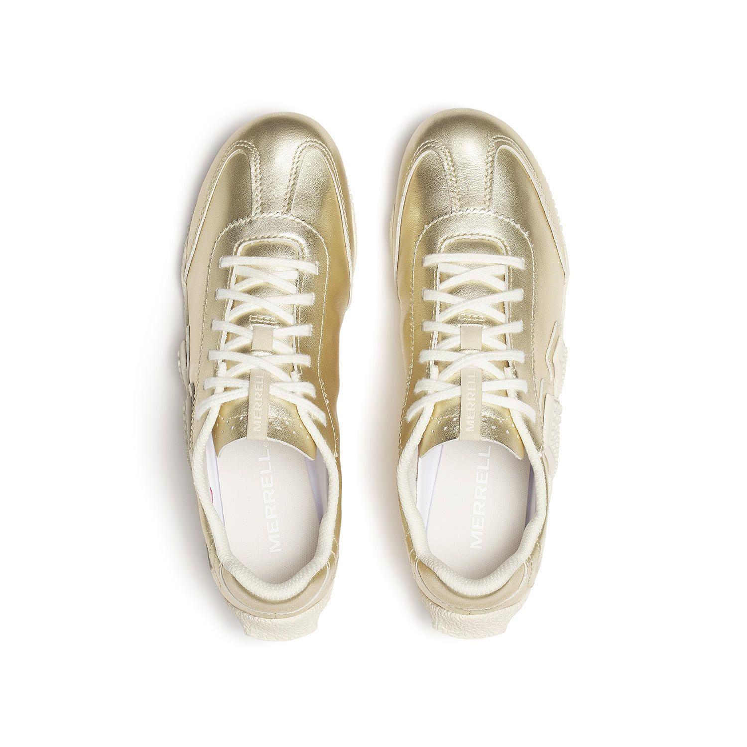 Zapatilla Cuero Mujer Relay Fly Vent Metallic Se Dorado-5