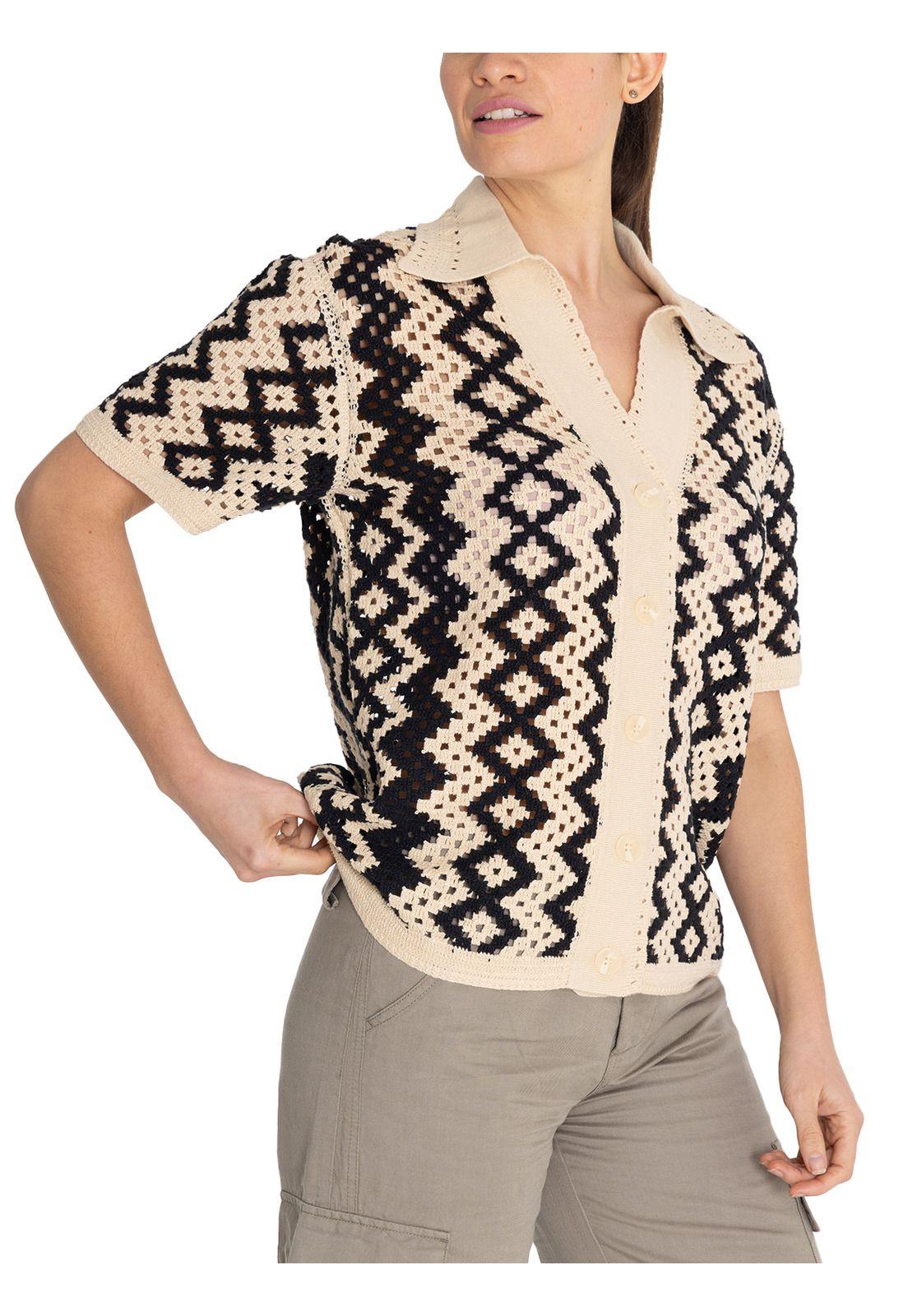 Chaleco Algodón Orgánico Beige Gigi Mujer -4
