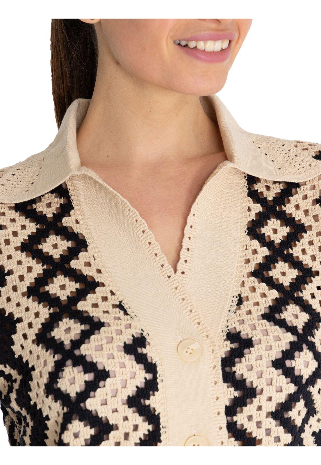Chaleco Algodón Orgánico Beige Gigi Mujer -7