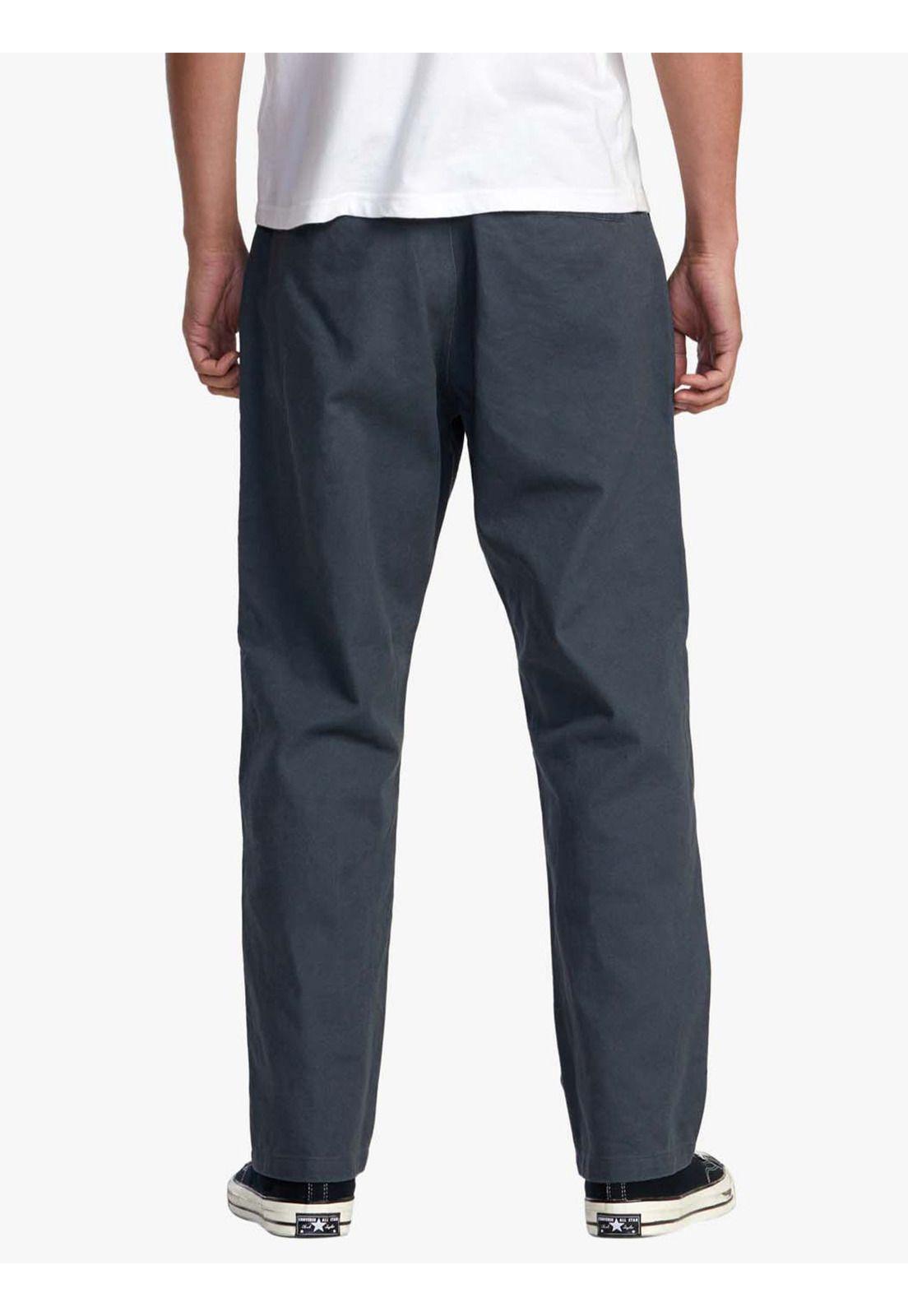 Pantalón Hombre Americana Chino Azul Rvca-1