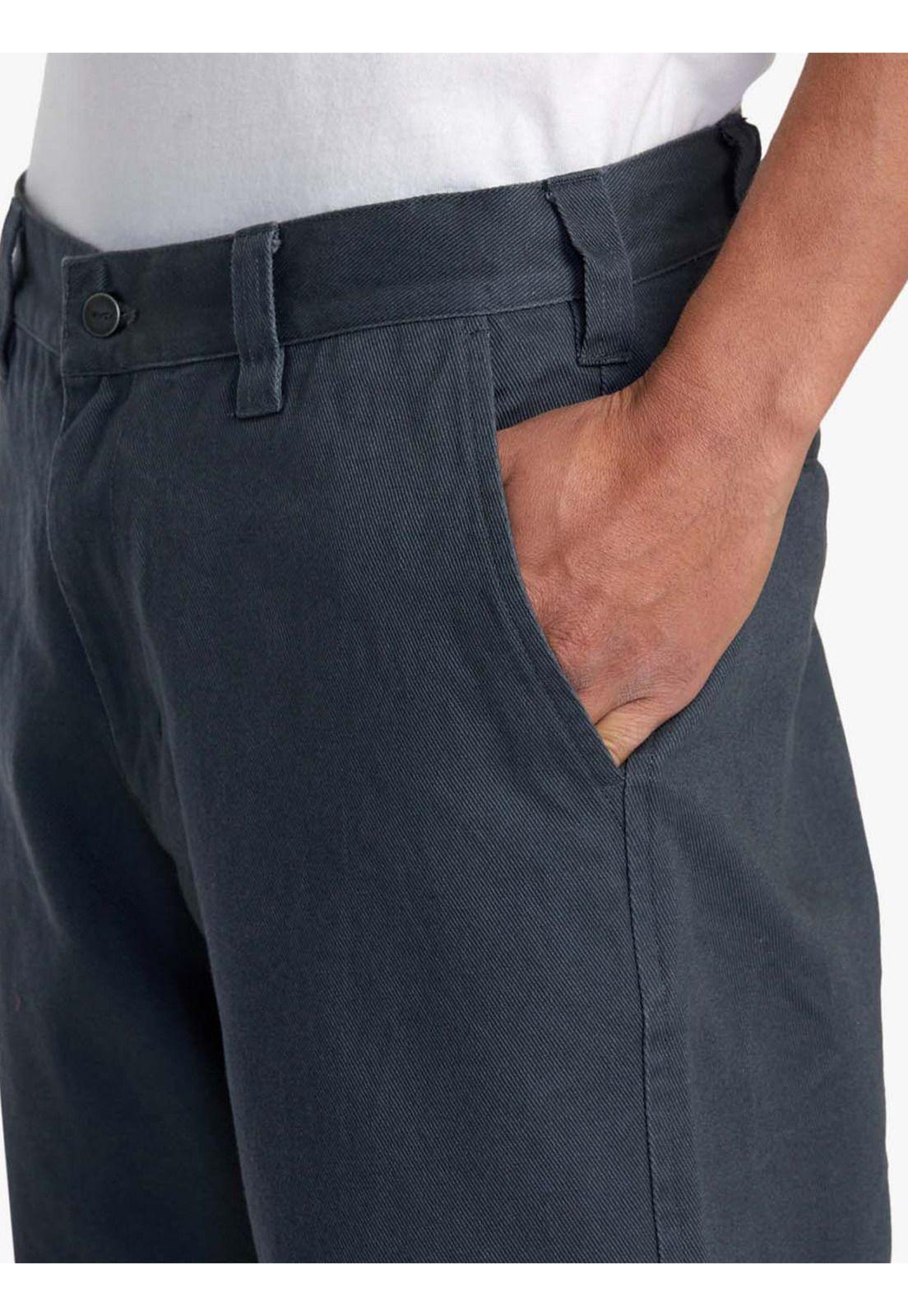 Pantalón Hombre Americana Chino Azul Rvca-3