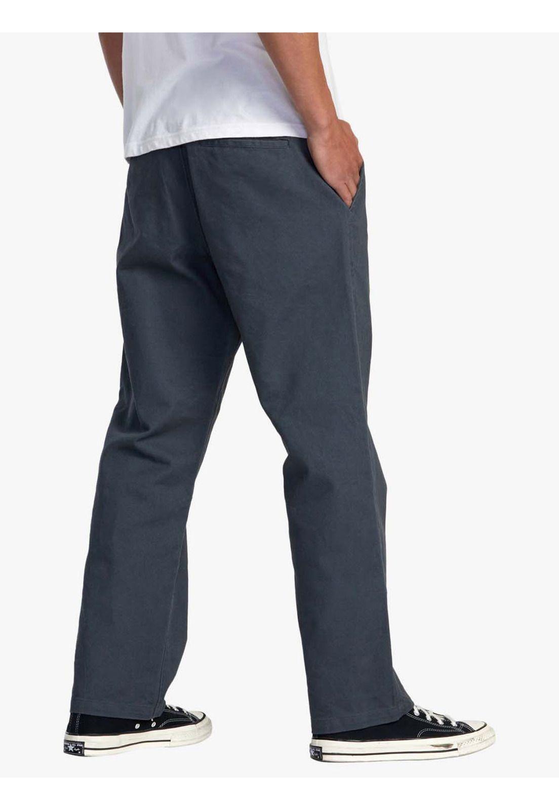 Pantalón Hombre Americana Chino Azul Rvca-5