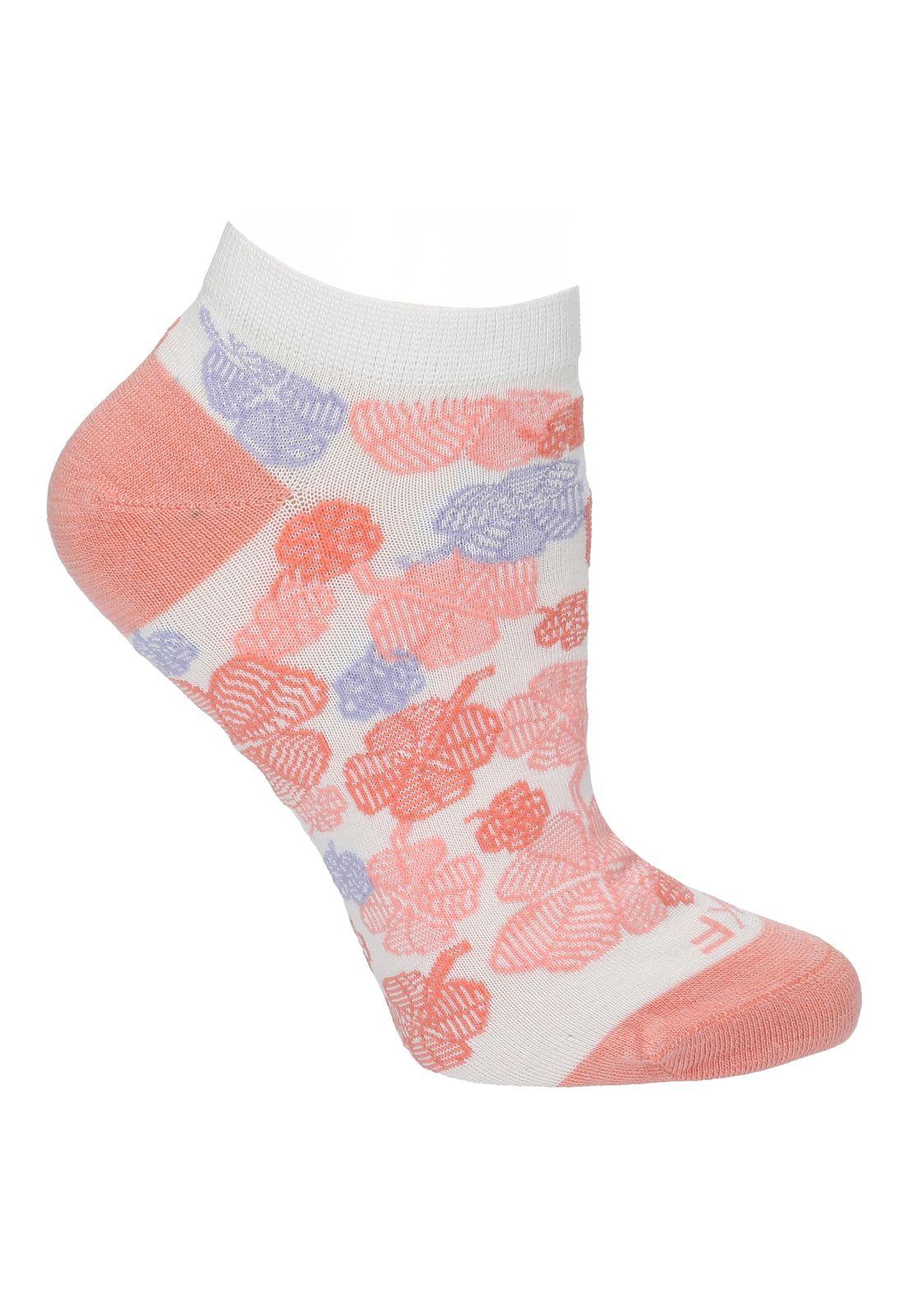 Calcetín Bambú Mujer Ped Shamrock Rosa-0