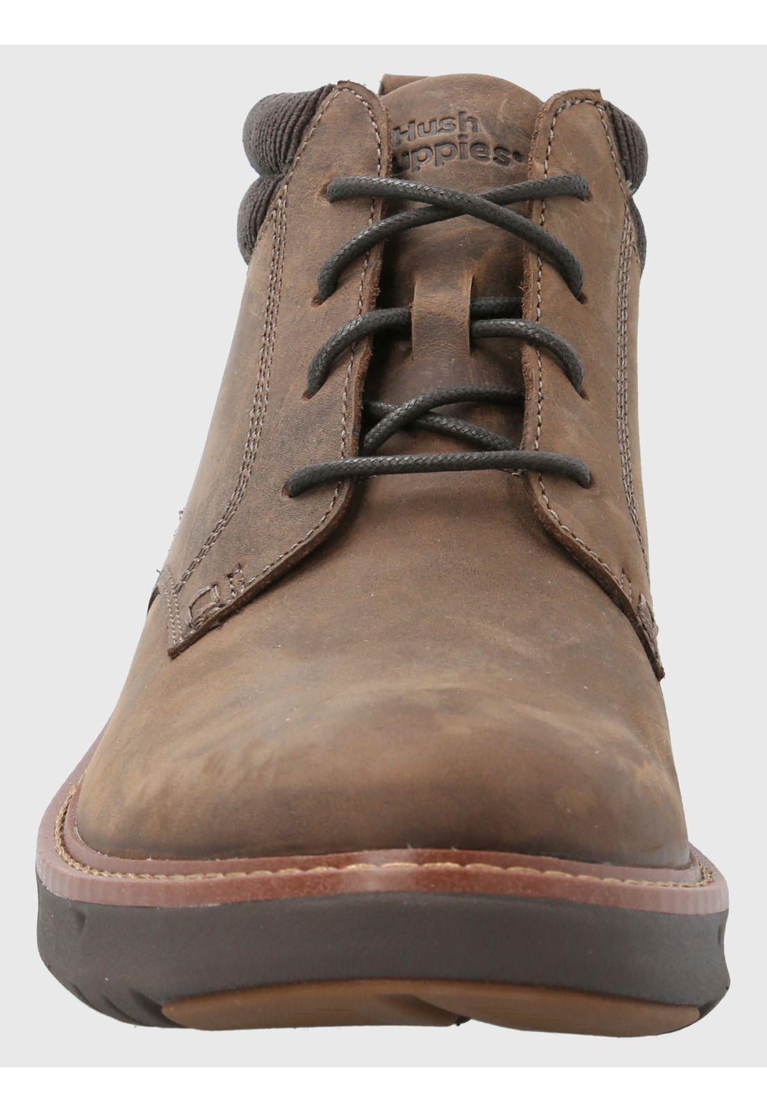 Botín Cuero Hombre Smart Lace Boot Café-3
