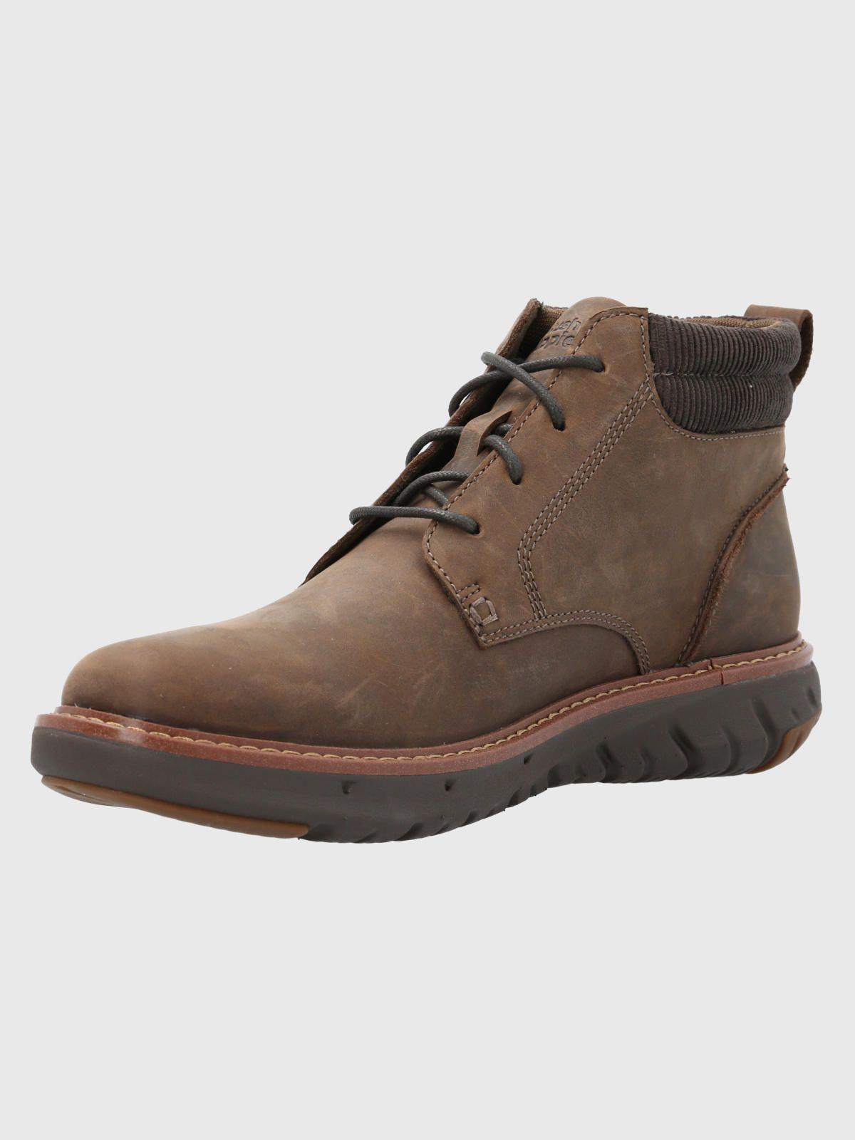 Botín Cuero Hombre Smart Lace Boot Café-5