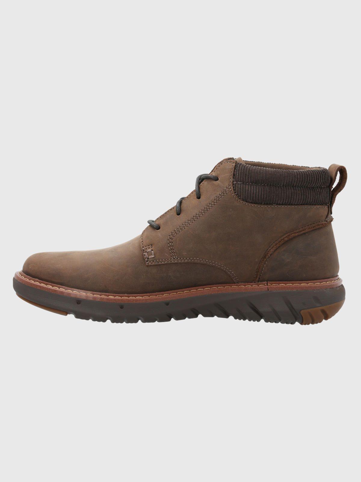 Botín Cuero Hombre Smart Lace Boot Café-4