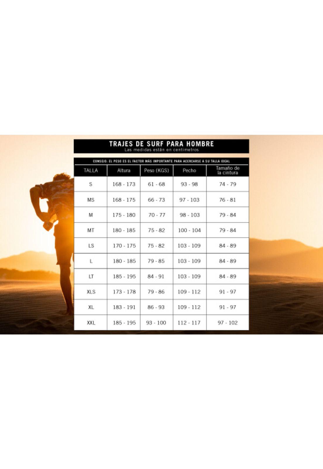 Traje De Agua 43 Furnace C Hd M Negro Hombre-2