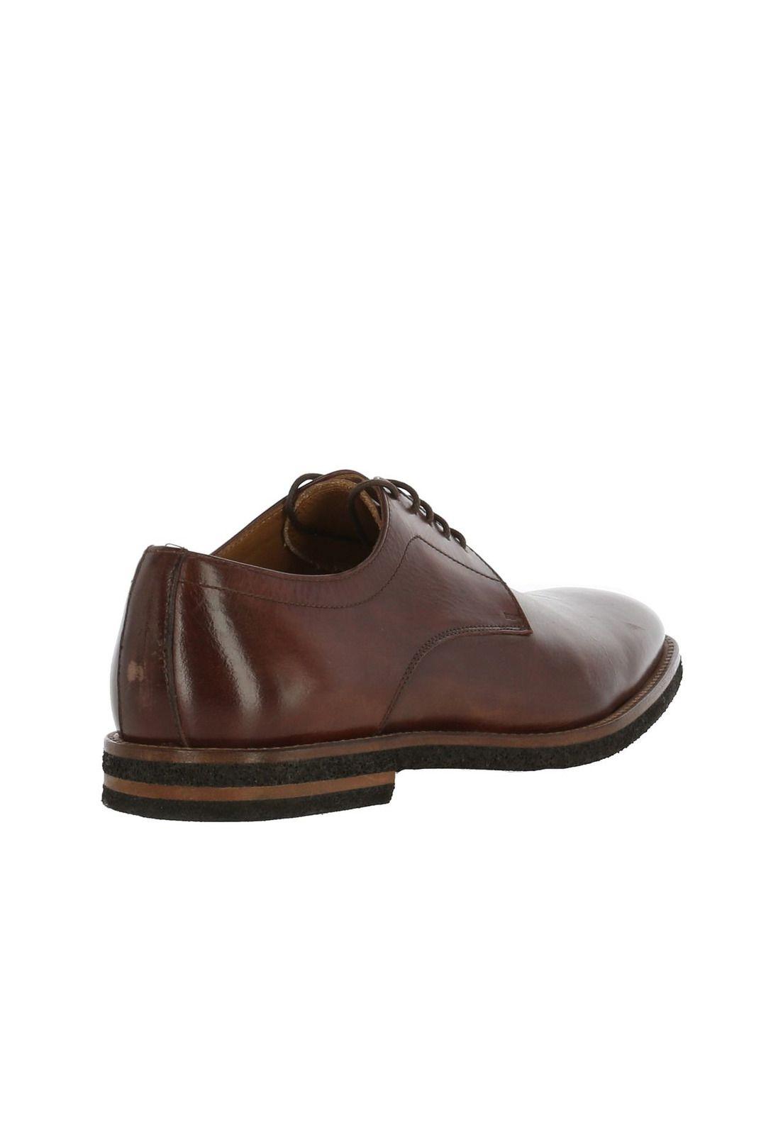 Zapato Cuero Lewis Brown-4