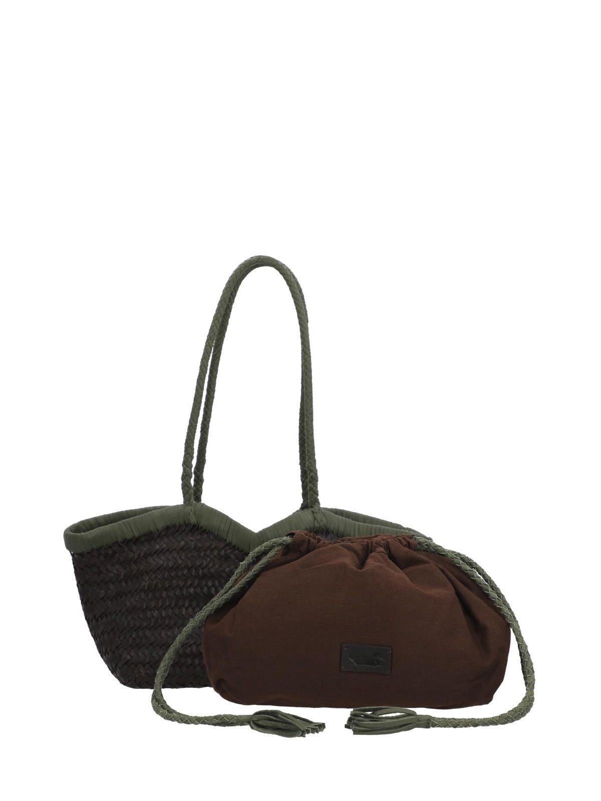 Cartera Cuero Mujer Szr Barletta Tote Café-4