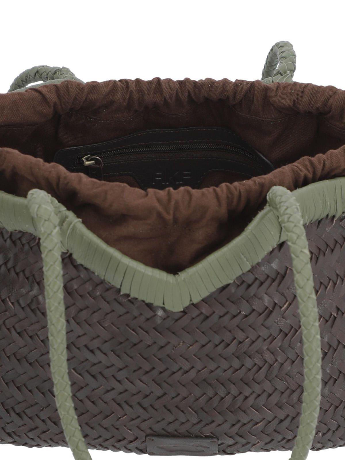Cartera Cuero Mujer Szr Barletta Tote Café-7