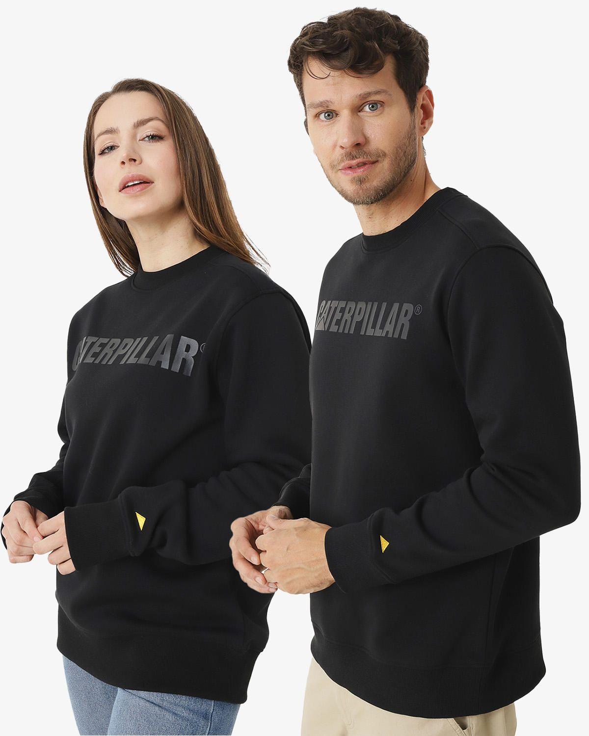 Polerón Caterpillar Logo Cre Negro Unisex-0