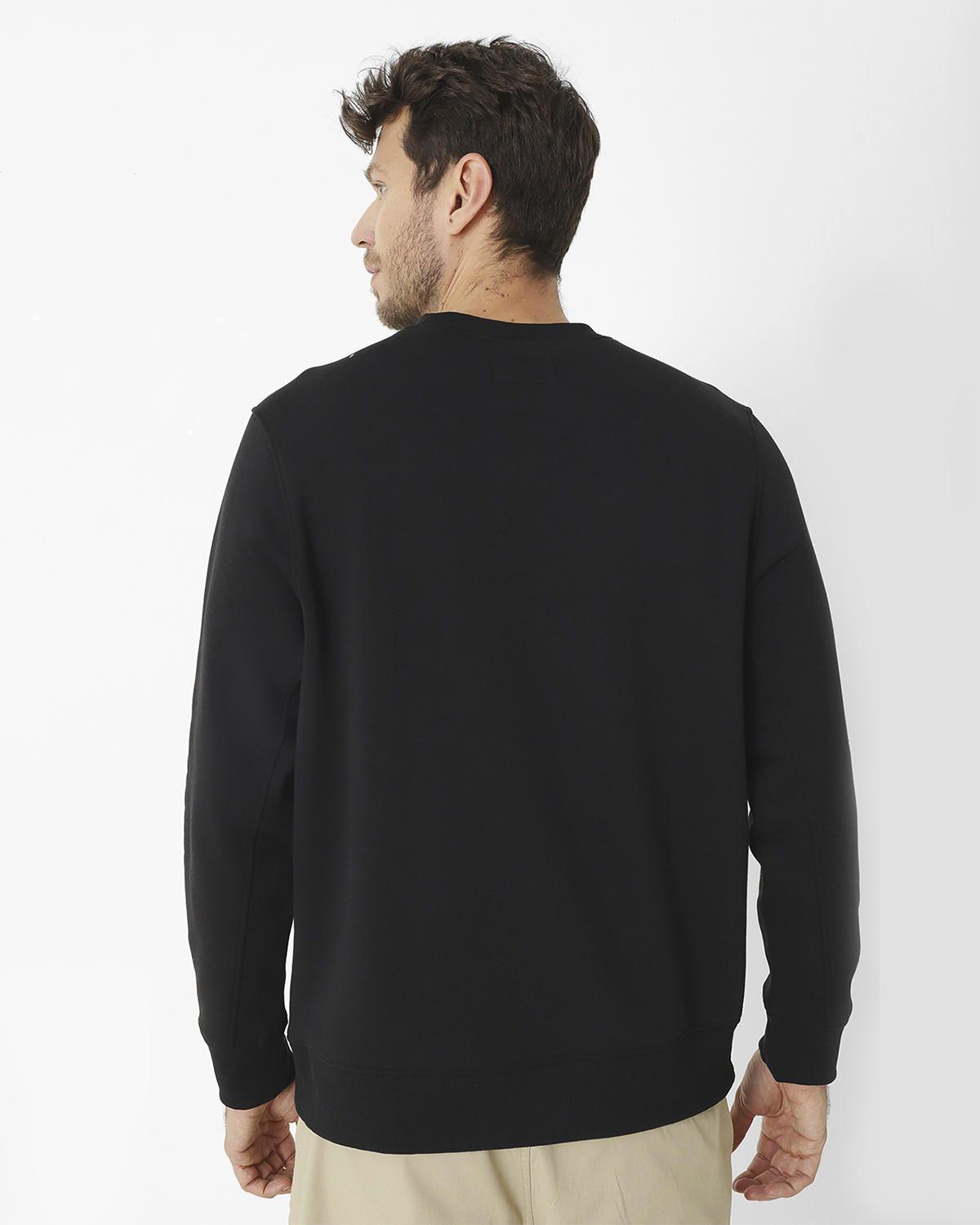 Polerón Caterpillar Logo Cre Negro Unisex-4