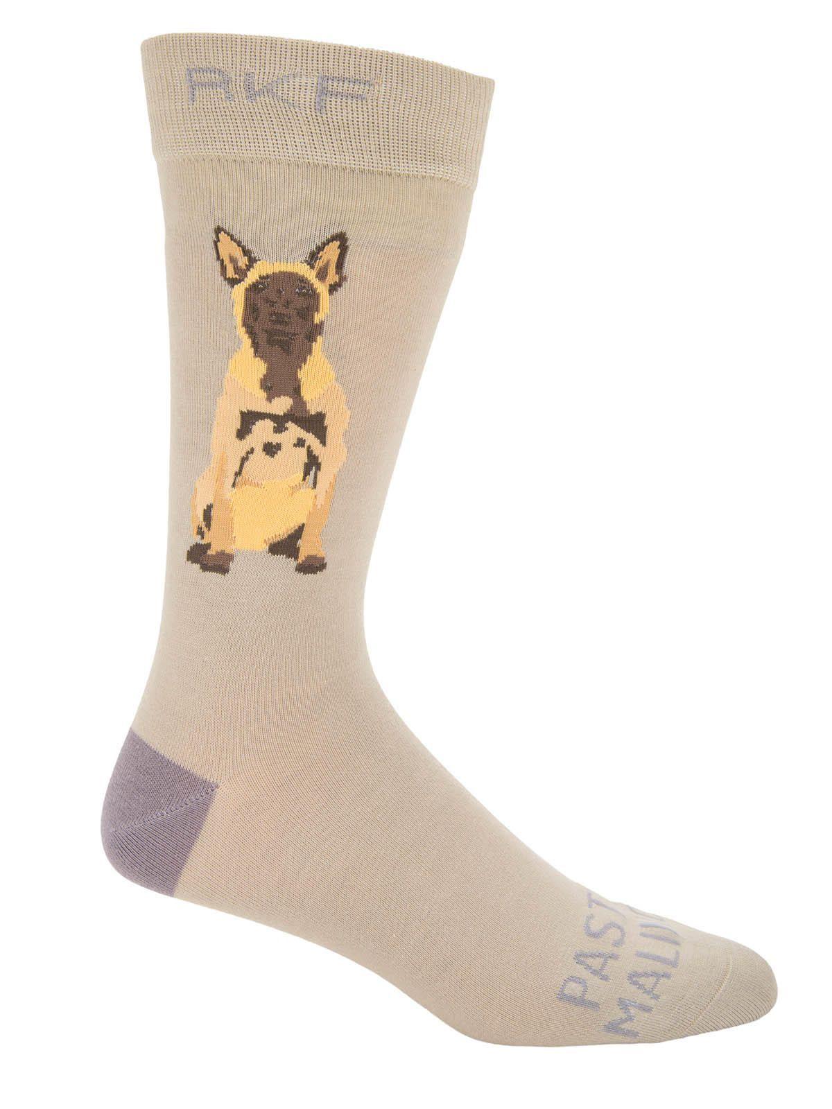 Calcetin Bambú Hombre Malinois Gris-0