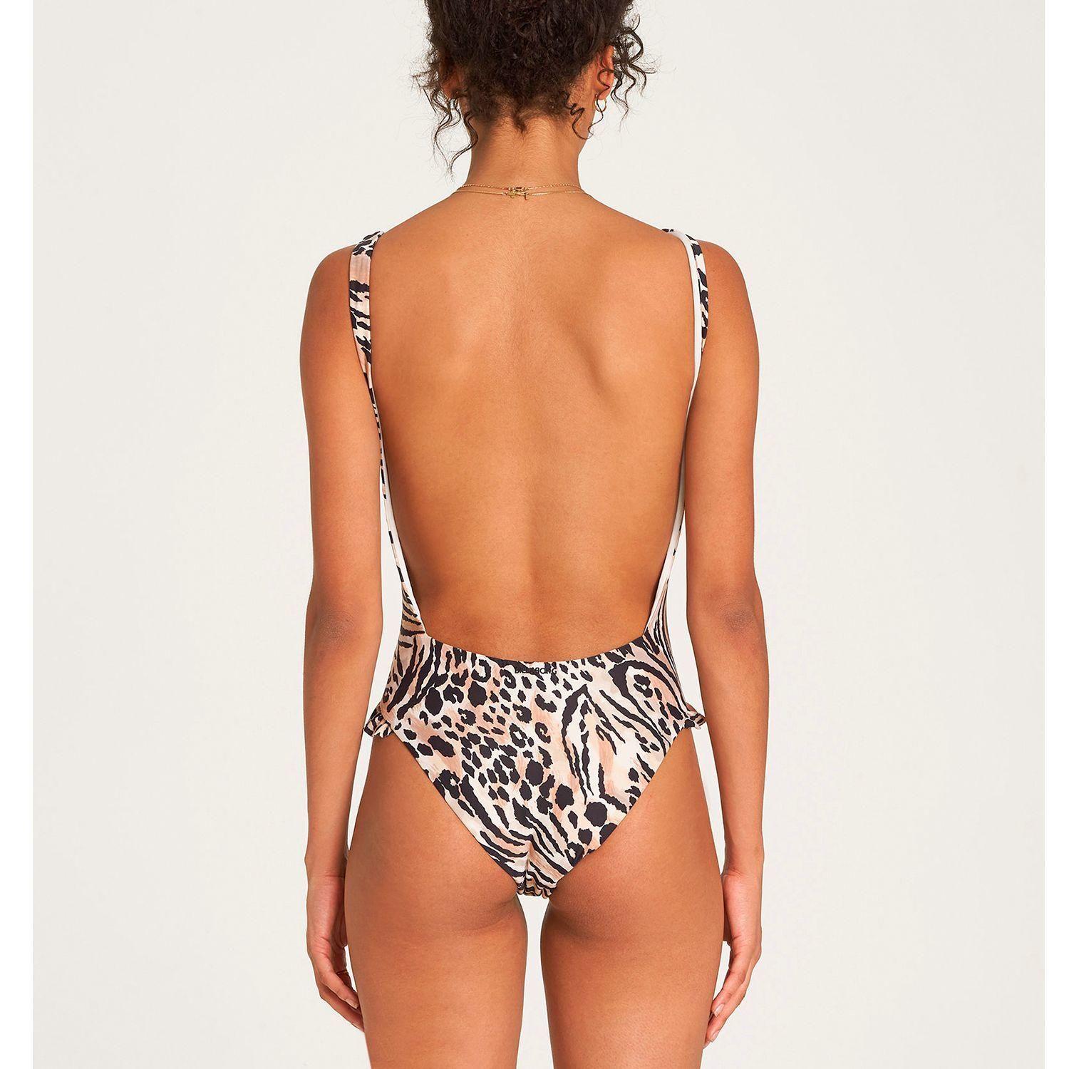 Bikini Entero Mujer Wild Waves 1 Pc Crema Billabong-1