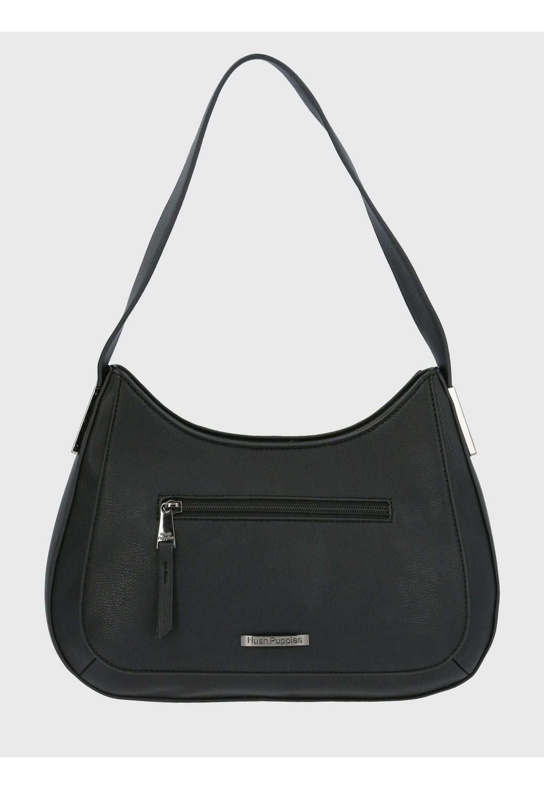 Cartera Ecocuero Negro Dogher Hobo Mujer-0