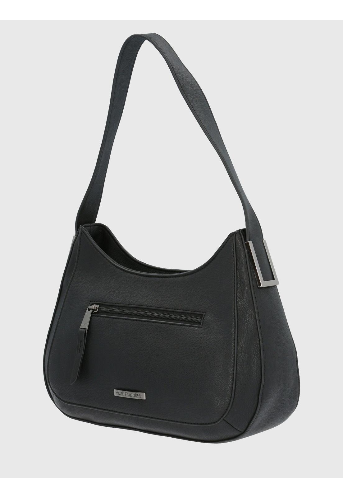 Cartera Ecocuero Negro Dogher Hobo Mujer-1