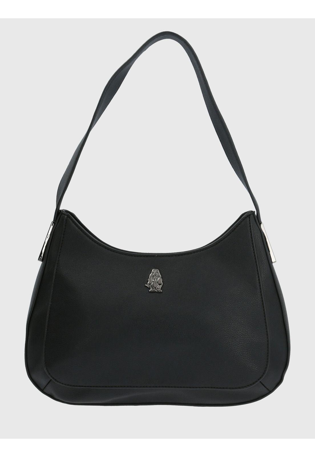 Cartera Ecocuero Negro Dogher Hobo Mujer-2