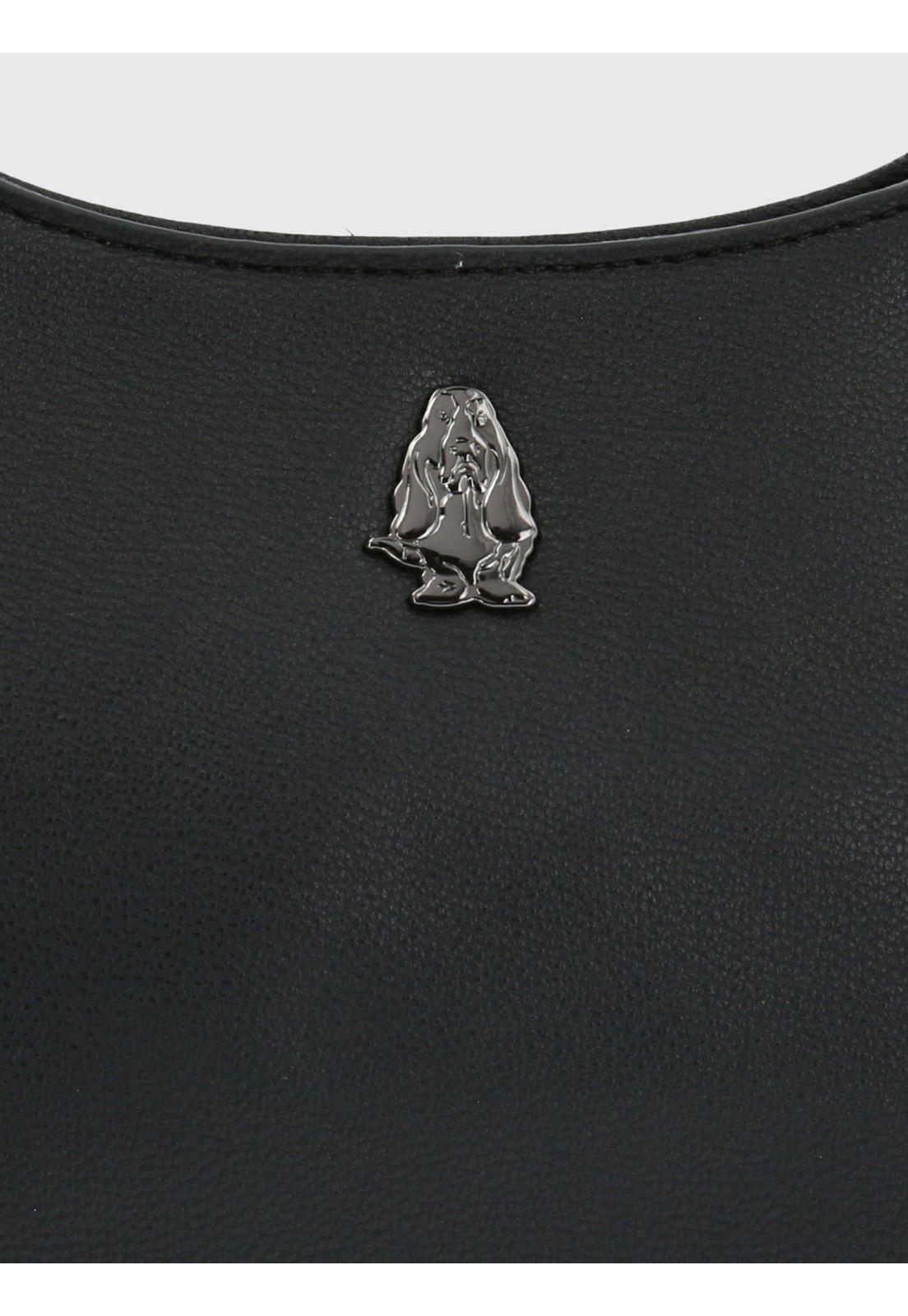 Cartera Ecocuero Negro Dogher Hobo Mujer-3