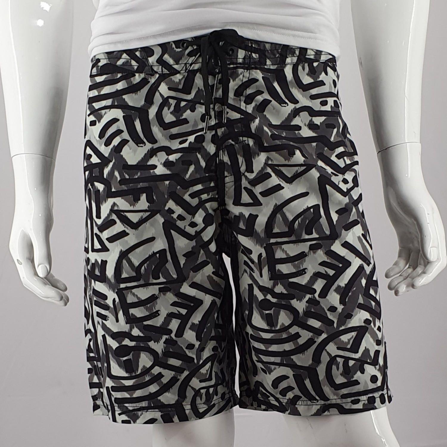 Traje De Baño Hombre Block Short Guayabera Black 7Veinte-0