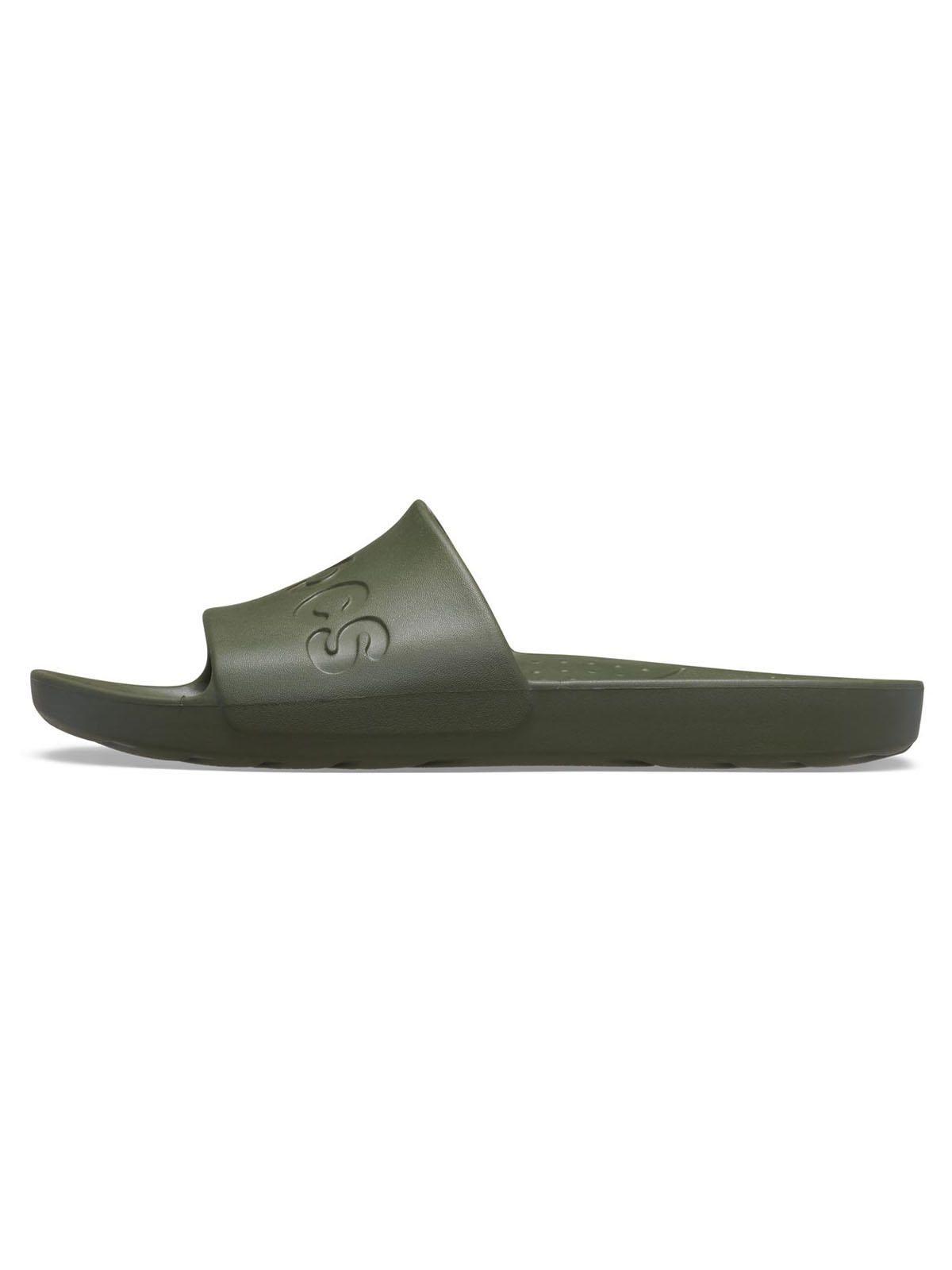 Sandalia Crocs Hombre Slide Verde-1