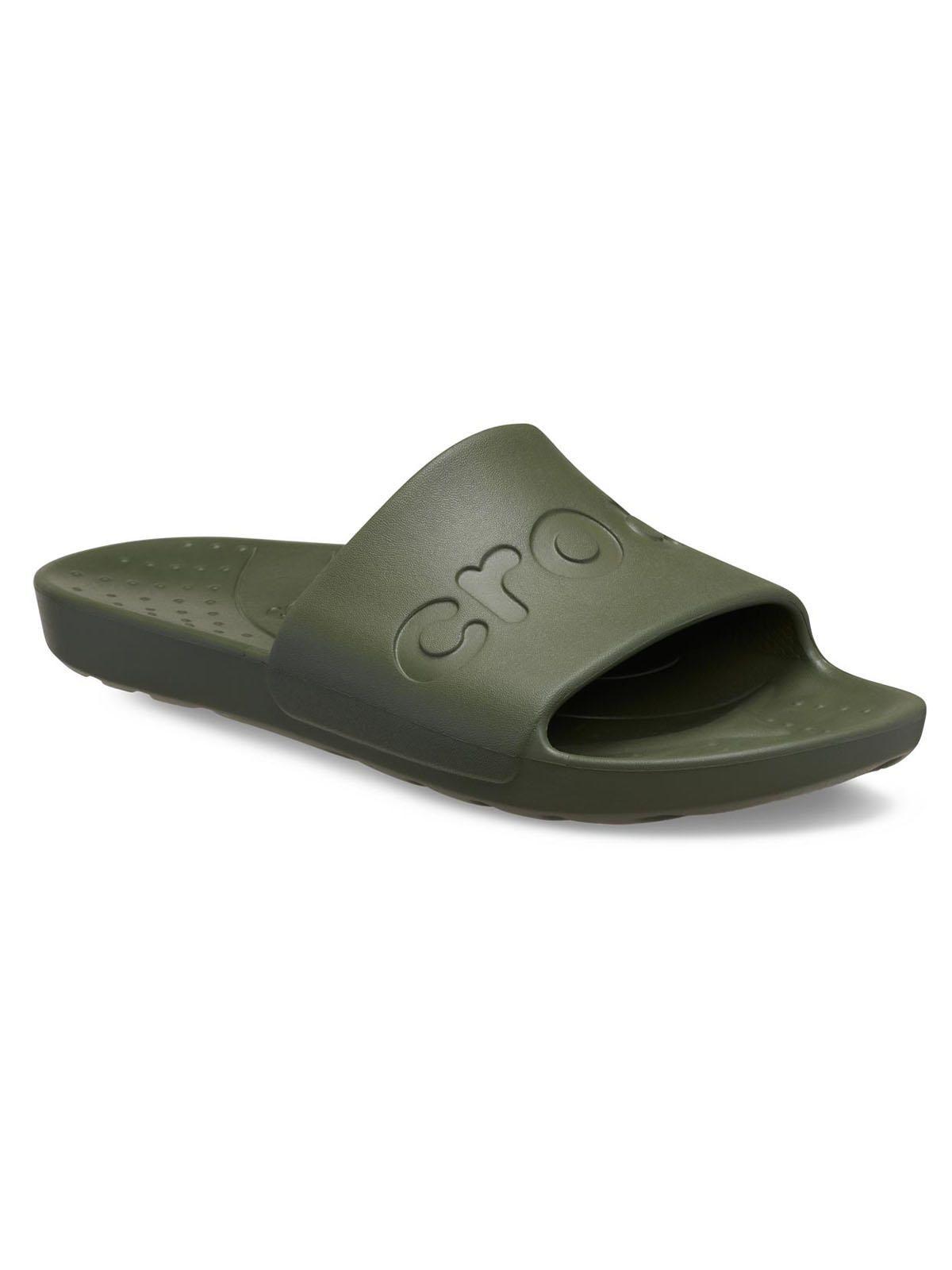 Sandalia Crocs Hombre Slide Verde-6