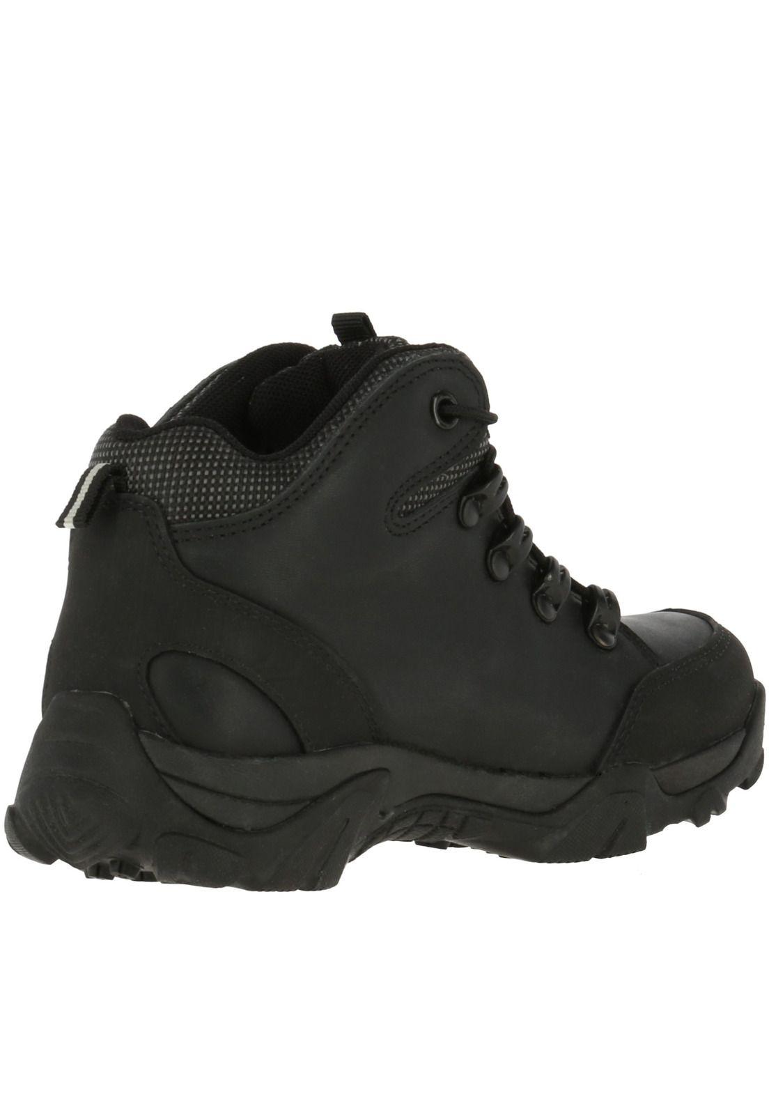 Botín Unisex Cuero/Poliéster Tornado Negro-4