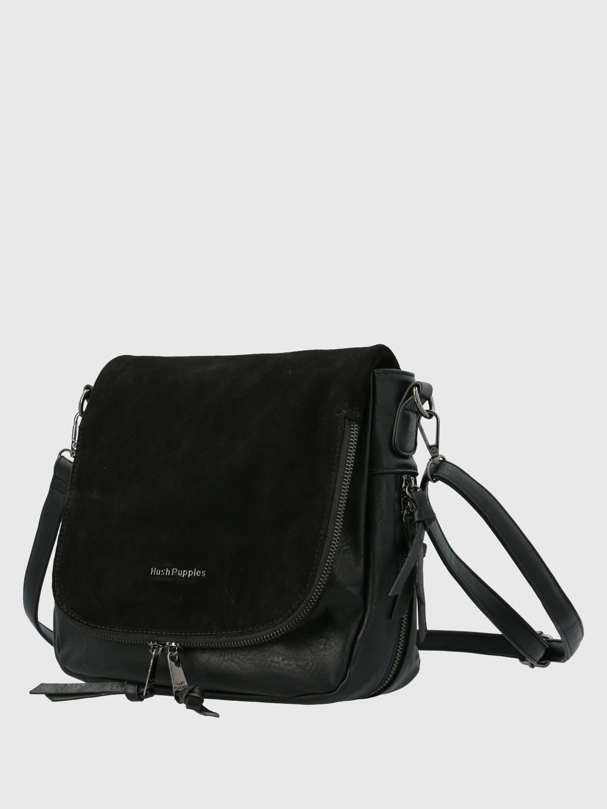 Cartera Ecocuero Mujer Leonni Cross Negro-1