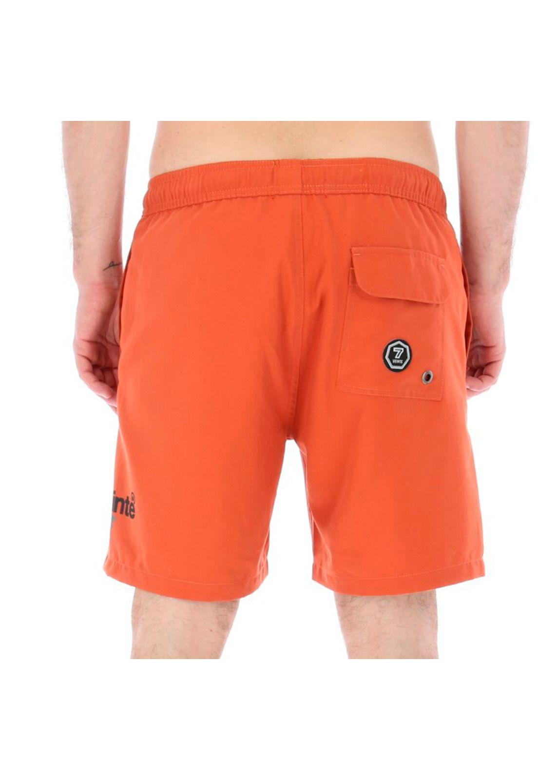 Traje De Baño Hombre Plain Naranjo 7Veinte-2