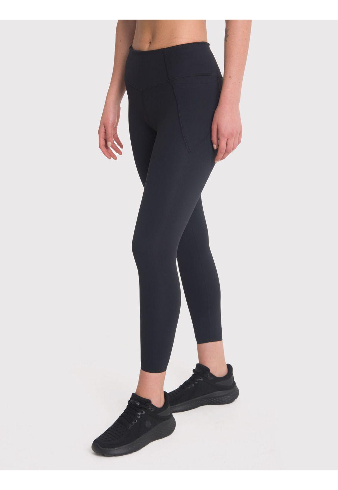 Calza deportiva 7/8 Mujer Ankle Alma Negra-3