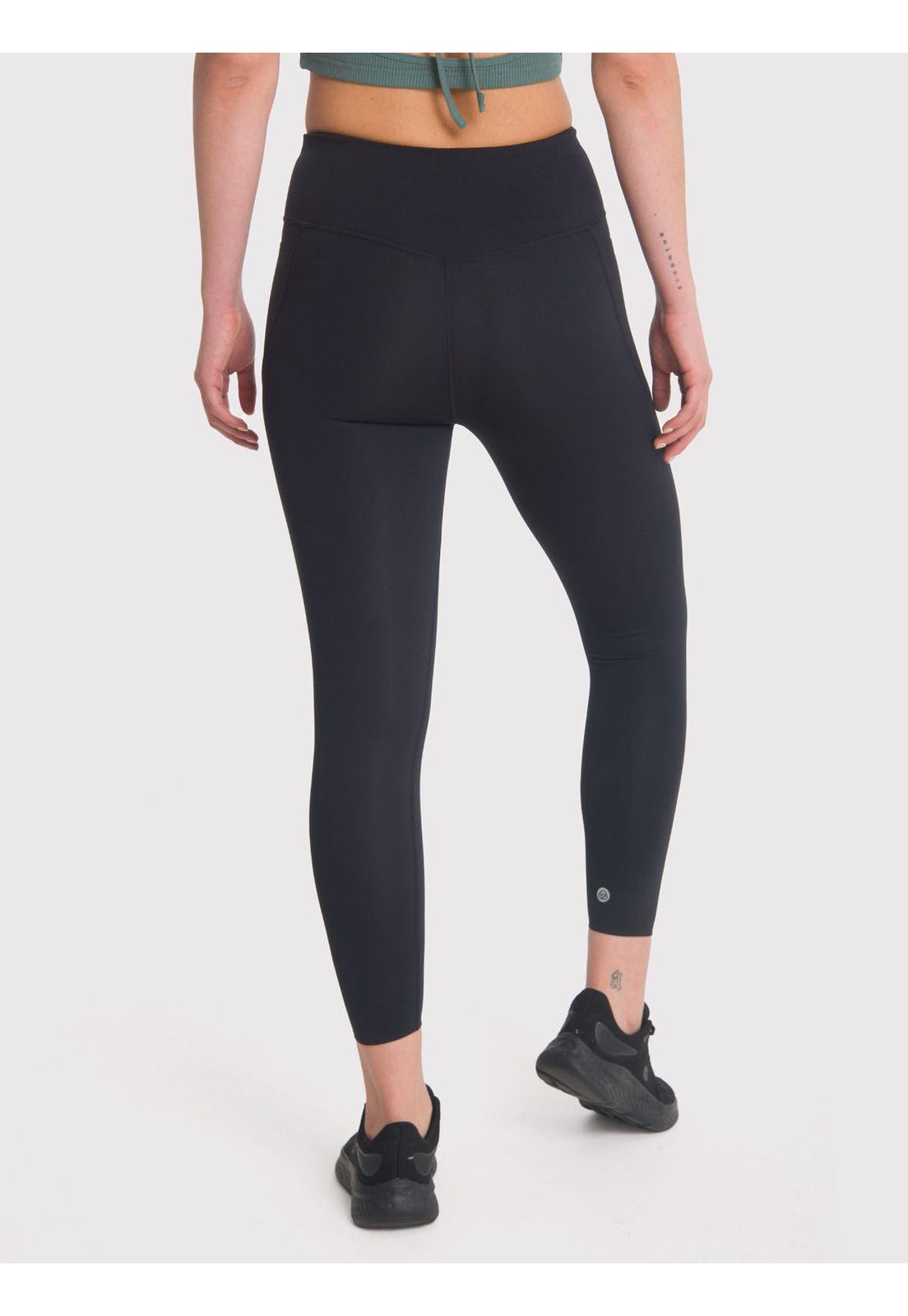 Calza deportiva 7/8 Mujer Ankle Alma Negra-4